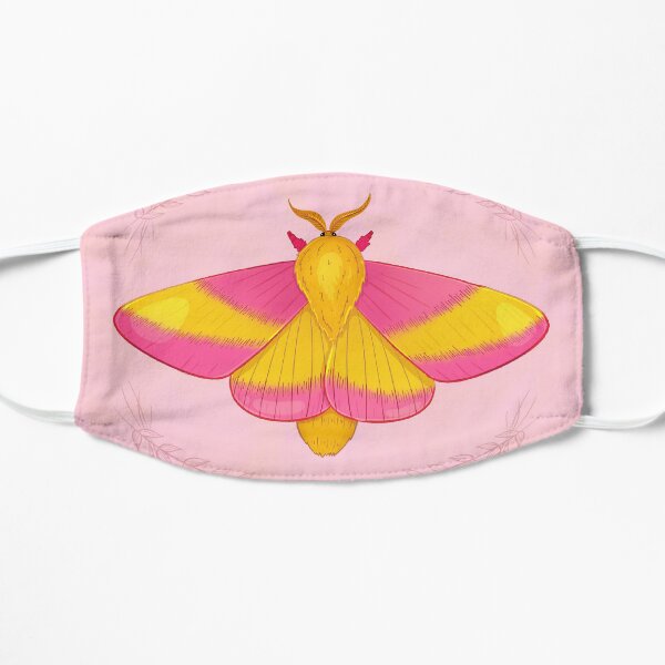 Rosy Maple Moth (large) Flat Mask