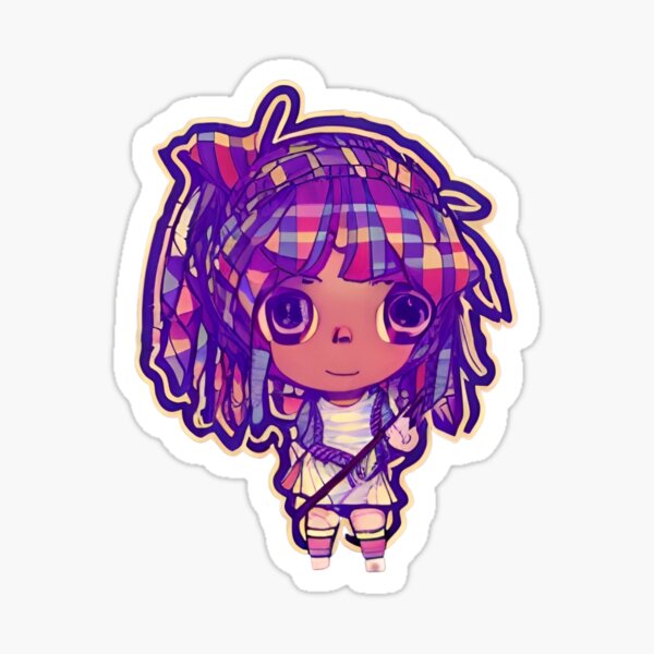 Purple Anime Pfp 13 Sticker For Sale By Moorct522 Redbubble