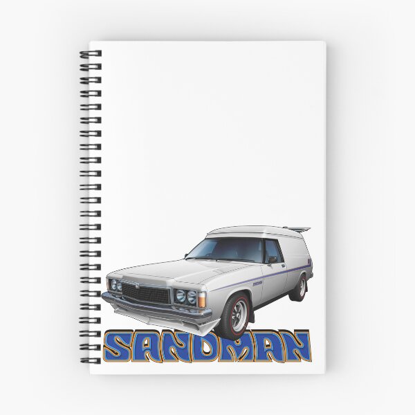 Item preview, Illustrated HZ Holden Sandman Panel Van, White w/ blue and orange designed and sold by tshirtgarage.