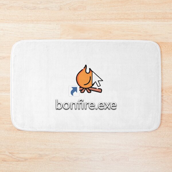 Item preview, bonfire.exe desktop shortcut pointer | for campers people designed and sold by CodingStore  ★★★★★.