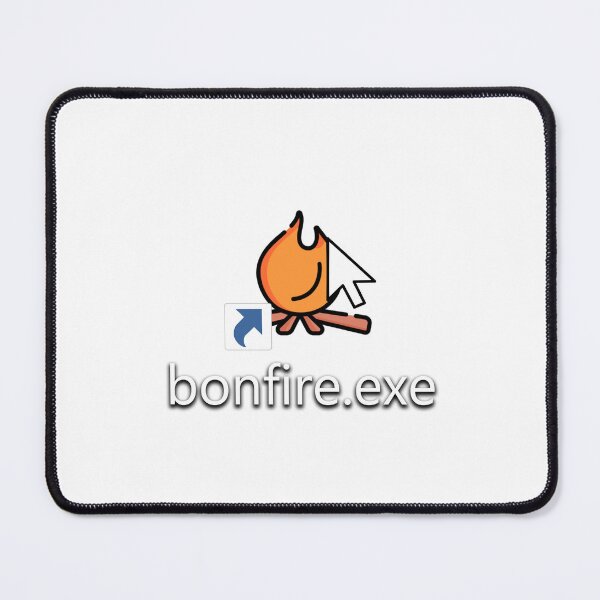 Item preview, bonfire.exe desktop shortcut pointer | for campers people designed and sold by CodingStore  ★★★★★.
