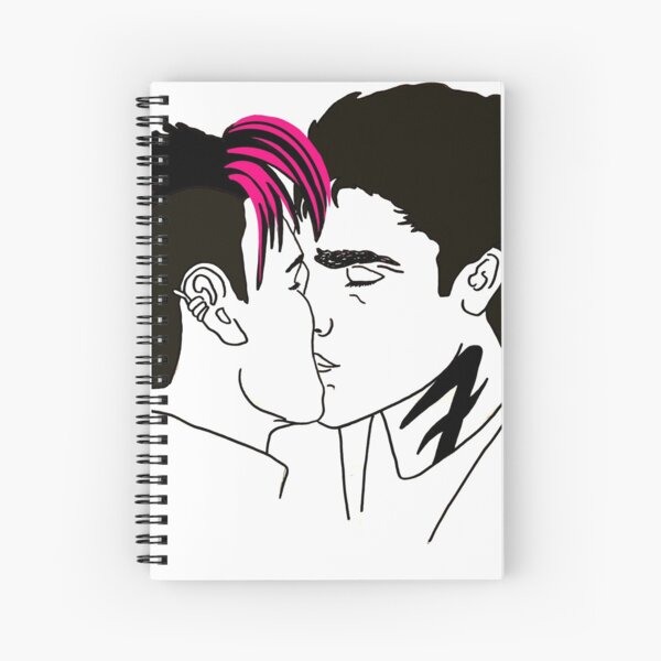 Shadowhunters Malec Wedding Kiss - tDiE Spiral Notebook