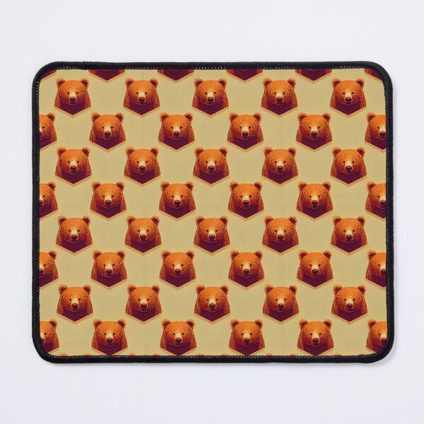 Item preview, Cute graphic teddy bear seamless pattern designed and sold by Lenkooo.