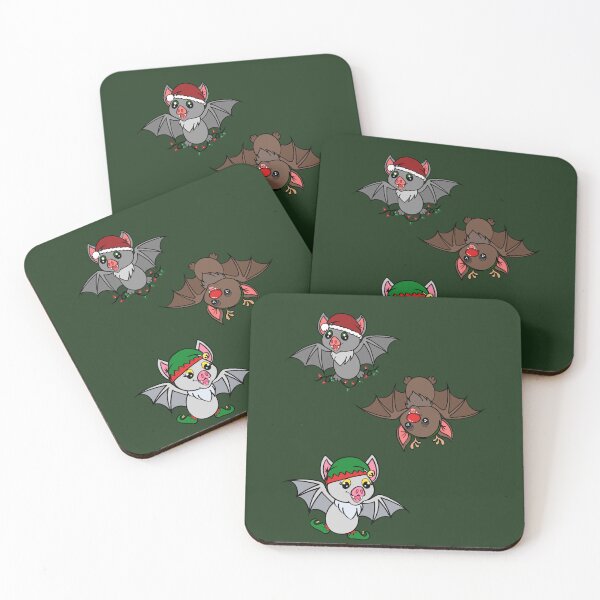 Item preview, Festive Christmas Bats  designed and sold by Jupiterthesloth.