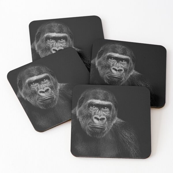 Item preview, Gorilla on black designed and sold by misskholeta.