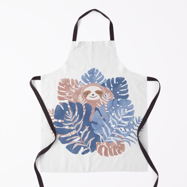 Item preview, Cute sloth among tropical leaves designed and sold by Aleksse.