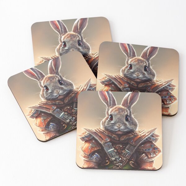 Item preview, AI Generated Art, War Rabbit designed and sold by RabbitHoleMI.