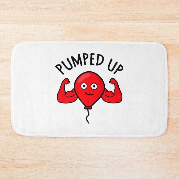Item preview, Pumped up balloon, fitness pun designed and sold by EnzoVectorism.
