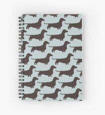 Dachshund Silhouette(s) Spiral Notebook