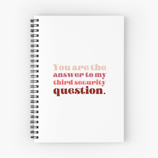 Item preview, You Are The Answer To My Third Security Question designed and sold by karolaan.