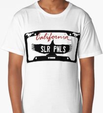 California SLR PNL license plate Long T-Shirt