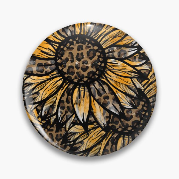 Item preview, Sunflowers In Yellow And Leopard Design  designed and sold by handsoftime2020.