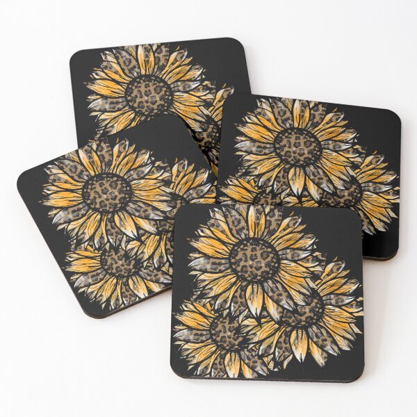 Item preview, Sunflowers In Yellow And Leopard Design  designed and sold by handsoftime2020.