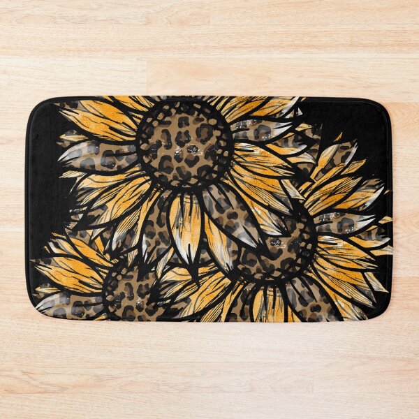 Item preview, Sunflowers In Yellow And Leopard Design  designed and sold by handsoftime2020.