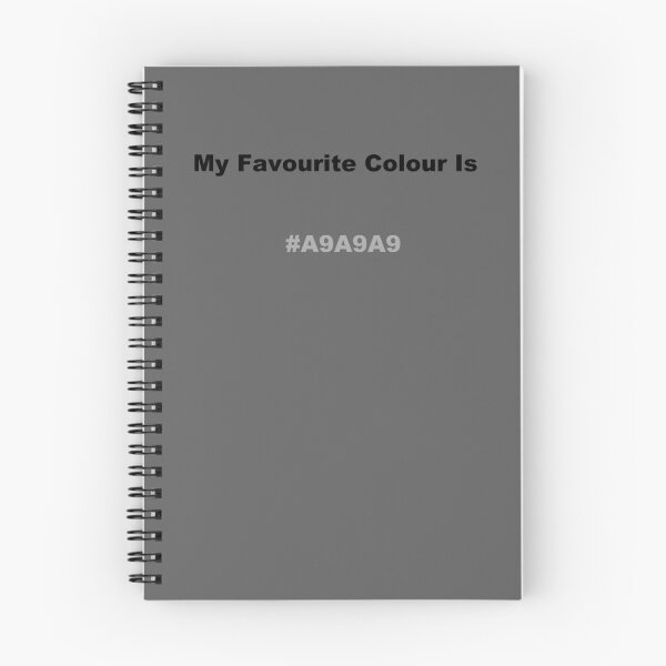 Item preview, My Favourite Colour Is #A9A9A9 designed and sold by kiippers.