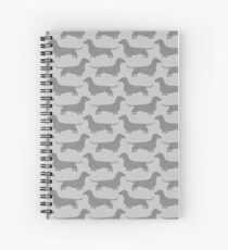 Dachshund Silhouette(s) Spiral Notebook