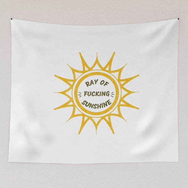 Item preview, I'm a ray of fucking sunshine – Beach life designed and sold by yococo.