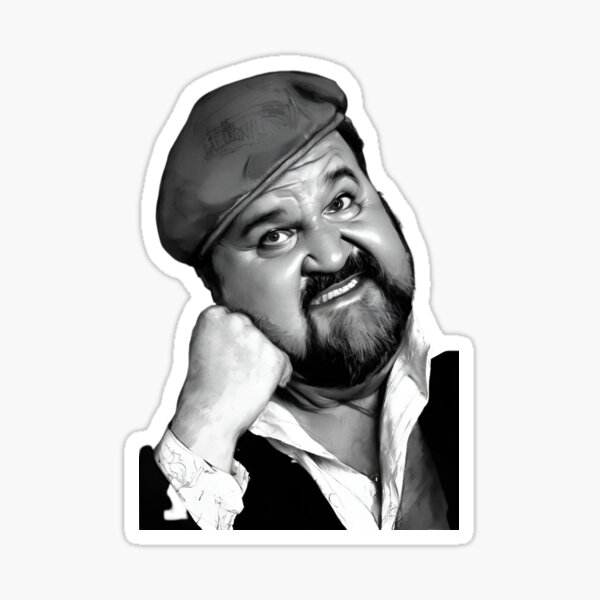 “Dom DeLuise Diecut sticker " Sticker for Sale by bensclassicstuf