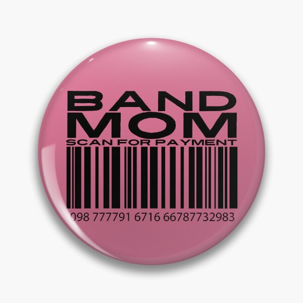 Item preview, Band Mom Scan For Payment | Band Mommy | Marching Band Mom (White Lettering Available) designed and sold by Wavecrest Wearables.
