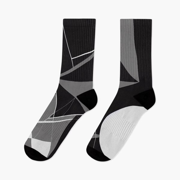 Artikelvorschau, Minimalistische abstrakte polygonale Formen in Weiß, Grau und Schwarz entworfen und verkauft von pcusine.