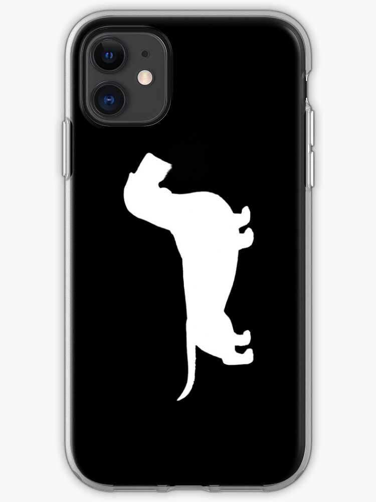 Wire Haired Dachshund White Wiener Dog Silhouette S Iphone Case