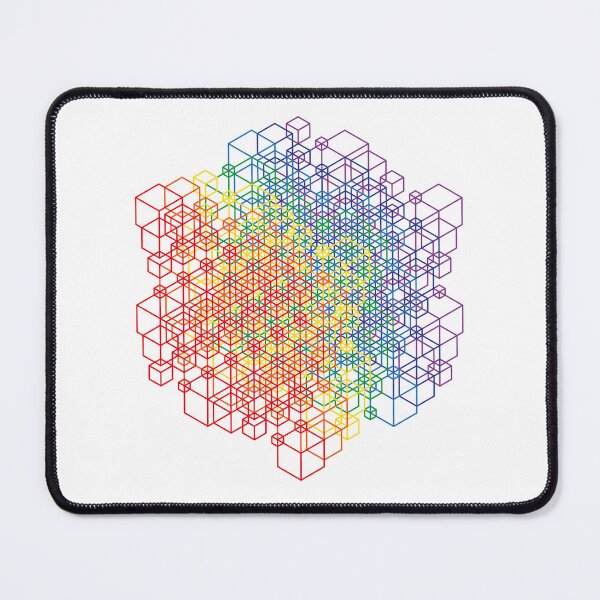 Item preview, Rainbow Hex Mesh All Over designed and sold by Delibobs.