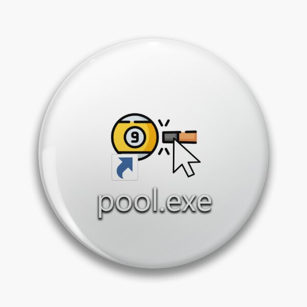 Item preview, pool.exe desktop shortcut pointer | for billaird players and lovers designed and sold by CodingStore  ★★★★★.