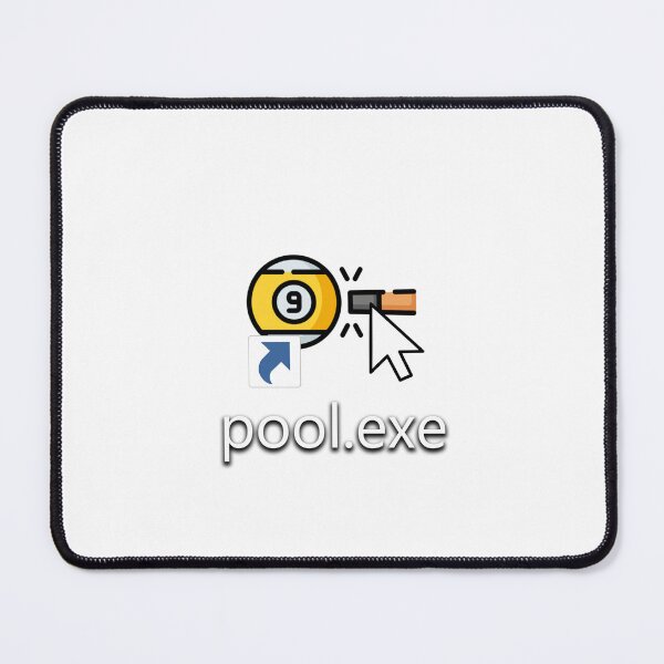 Item preview, pool.exe desktop shortcut pointer | for billaird players and lovers designed and sold by CodingStore  ★★★★★.