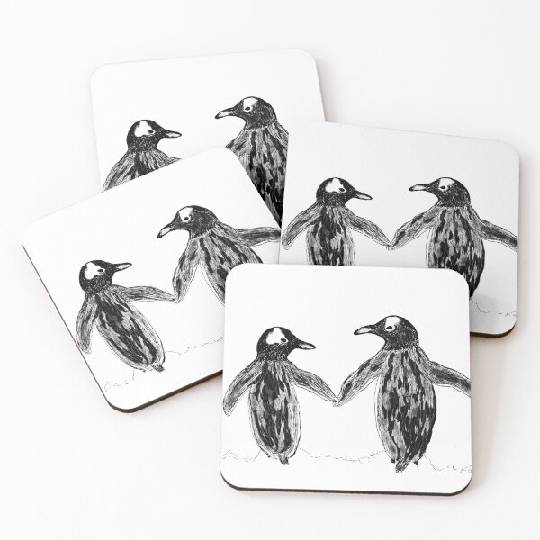 Item preview, Penguin lovers designed and sold by SRKFineArt.