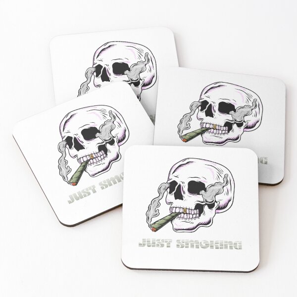 Item preview, just smoking skull designed and sold by PRINYOS.