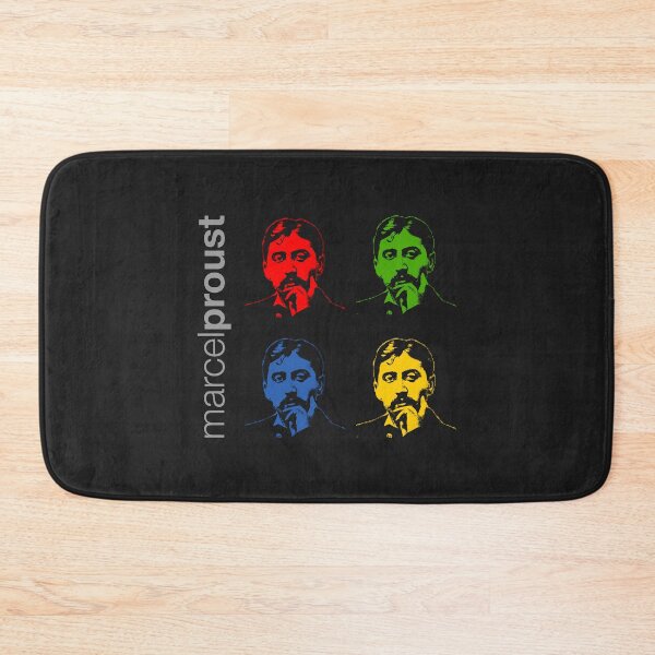 Item preview, Quadrichrome Marcel Proust portrait poster  designed and sold by CMYKStudio.