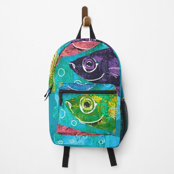 Item preview, School of Colorful Mollie Fish designed and sold by ginaisarty.