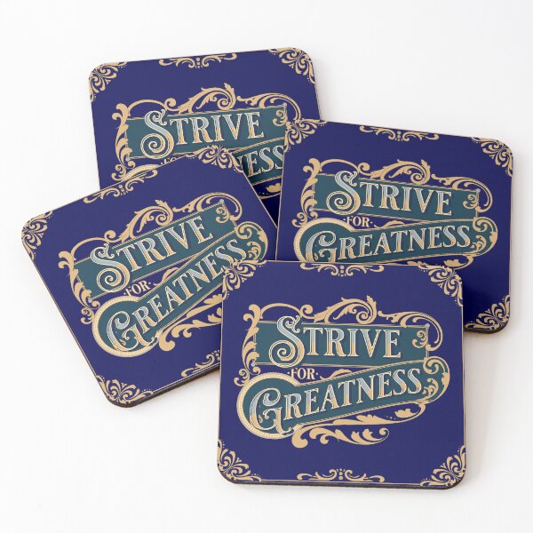 Item preview, Vintage Design Strive for Greatness Gold designed and sold by ljgift.