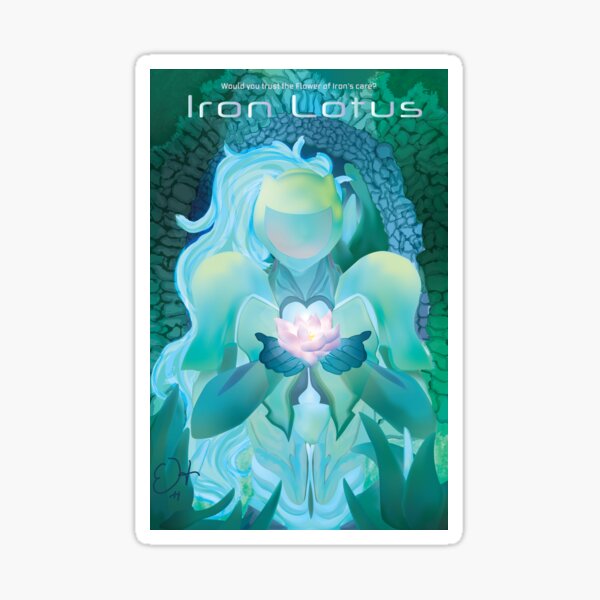 "Iron Lotus Type7 Poster " Sticker for Sale by ScrubMommie Redbubble