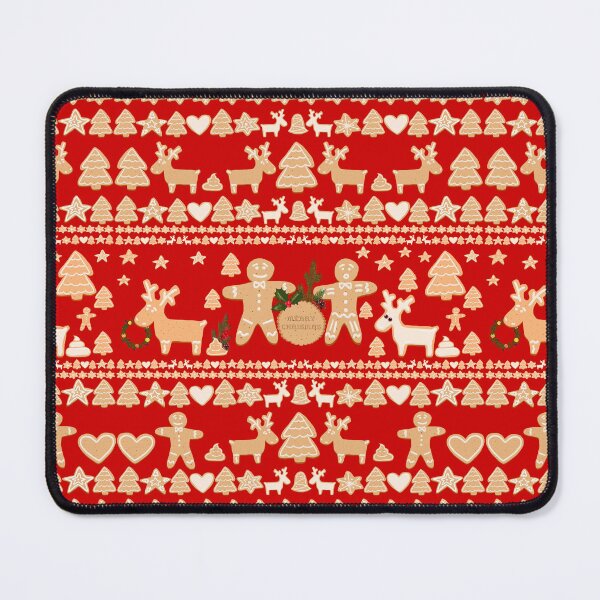 Item preview, Gingerbread Man & Deer Funny Vintage Ugly Christmas Sweater designed and sold by r-silver.
