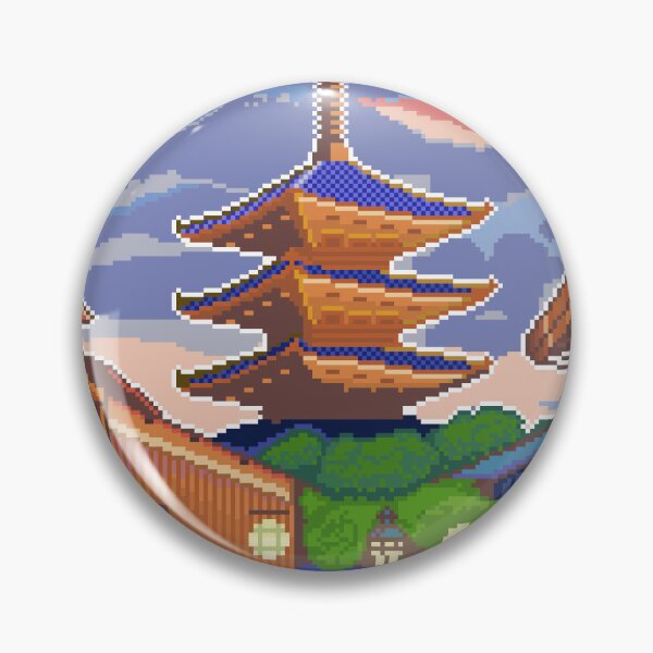 Item preview, Japan Temple Pixelart designed and sold by Emma-Phantom.