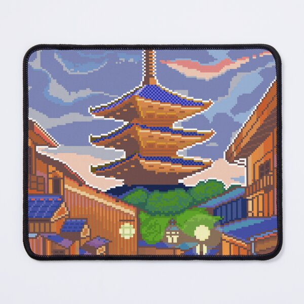 Poster Templo Japonês (Pixel Art) de Interprete-Me - Colab55