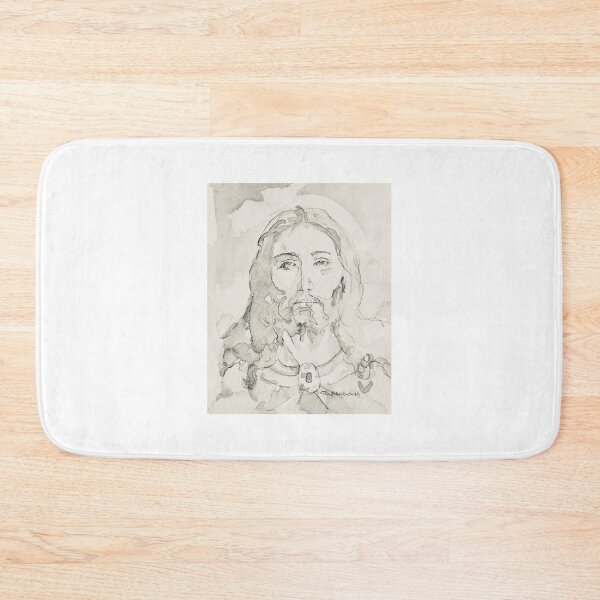 Item preview, Face of Christ. Serene Watercolour of Jesus. designed and sold by Cefercom.