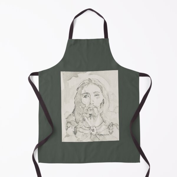 Item preview, Face of Christ. Serene Watercolour of Jesus.  designed and sold by Cefercom.