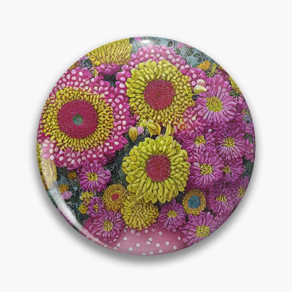Item preview,  Zinnias Gone Wild designed and sold by Alma Lee.
