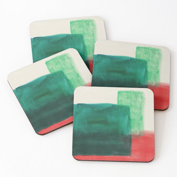 Item preview, Abstract #61122 | green and red abstract squares designed and sold by Marco Paludet.