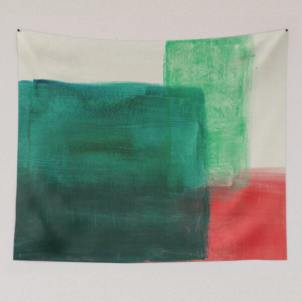 Item preview, Abstract #61122 | green and red abstract squares designed and sold by Marco Paludet.