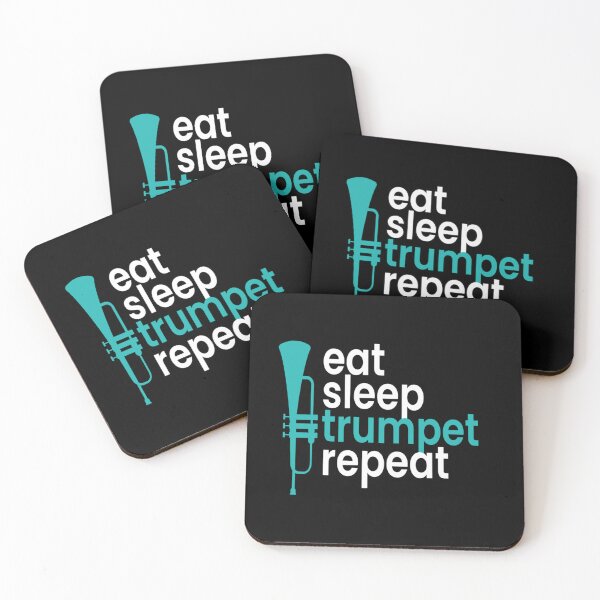 Item preview, Eat Sleep Trumpet Repeat Musicans Instrument Pullover Hoodie designed and sold by lliquegebrabt.