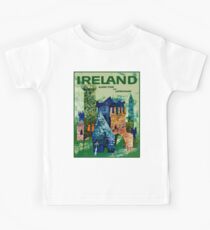 IRELAND : Vintage Travel Advertising Print Kids Tee