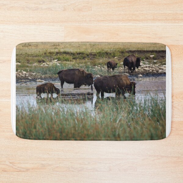 Item preview, Buffalo Knee-Deep in a Lake designed and sold by Vivar Photo.