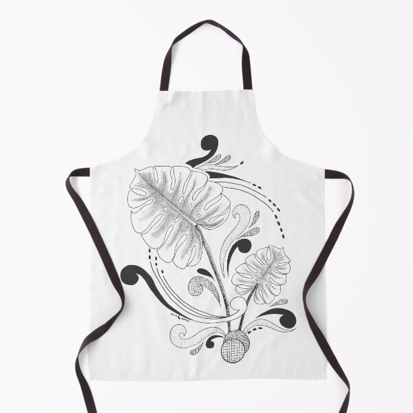 Item preview, Monstera Scrollwork designed and sold by MayaMoonDesigns.