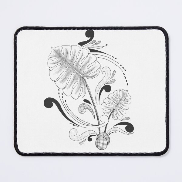 Item preview, Monstera Scrollwork designed and sold by MayaMoonDesigns.