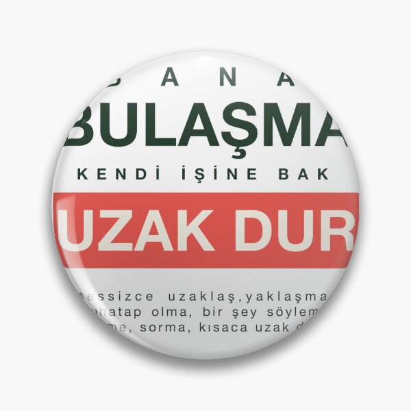 Item preview, BANA BULAŞMA designed and sold by Emrah Serdaroglu.