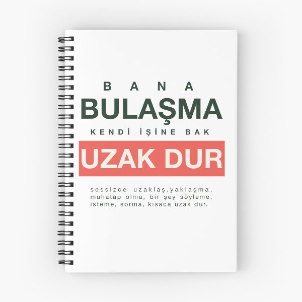 Item preview, BANA BULAŞMA designed and sold by Emrah Serdaroglu.