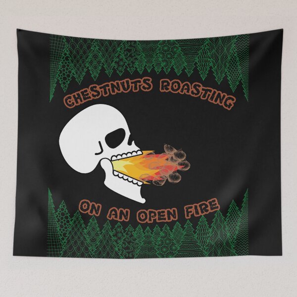 Item preview, CHESTNUTS ROASTING ON AN OPEN FIRE BY SAGFABULOUS designed and sold by SagFabulous.